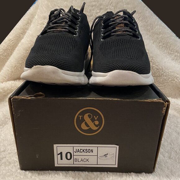 Thomas & Vine - Jackson Casual Sneaker - Black - Size 10 - Picture 9 of 11